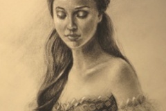 Charcoal and Pastel Drawings and Paintings