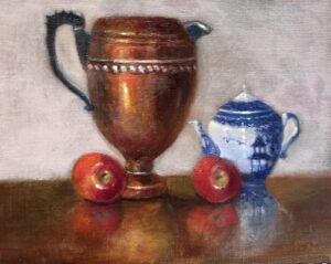 Copper Teapot 8x10 Oil on linen panel SOLD