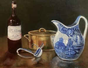 Favorite Blue Willow 11x14 oil on panel