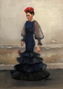 Flamenco Dancer 12x16 Oil on linen
