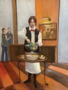 Greek Salad 16x20 Oil on linen