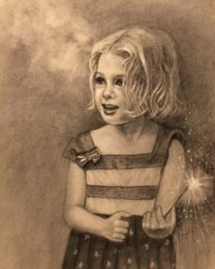 Sparkler Charcoal on paper