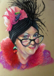 Sue 11x14 Pastel on Kraft