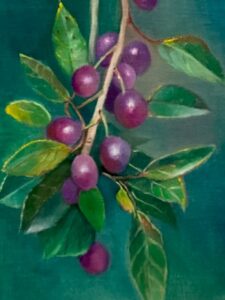 Italian Plums 8x10 oil on linen
